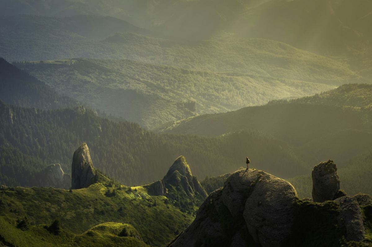 The ridge above Fern Hollow